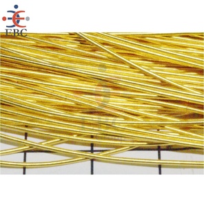Bullion Wire French Wire Silver Metallic Gimp Wire Badges Machine Made Metal Soft Bars Customized <strong>Excellent</strong> 2-7 Days <strong>Strings</strong> - Product Image 1