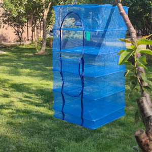 Hanging <strong>Drying</strong> <strong>Net</strong> 6-<strong>Layer</strong> Foldable Fish <strong>Drying</strong> <strong>Net</strong> 13.7 * 13.7 * 24.1 Inches <strong>Drying</strong> Rack for <strong>Drying</strong> Fruits Vegetables Herbs - Product Image 1