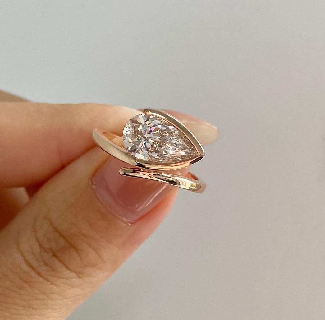 Or blanc 14k