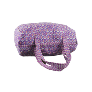 <span class=keywords><strong>Bharatiya</strong></span> Hạnh Phúc Thủ Công Ấn Độ Cổ Điển Bohemian Túi Du Lịch Túi Với Sọc Mô Hình Hoa Trang Trí Mùa Hè Thiết Kế Cho Phụ Nữ - Product Image 5