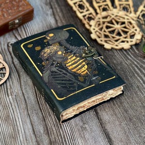 <strong>Book</strong> of Spells Grimoire Printed Journal the Lovers Tarot Notebook