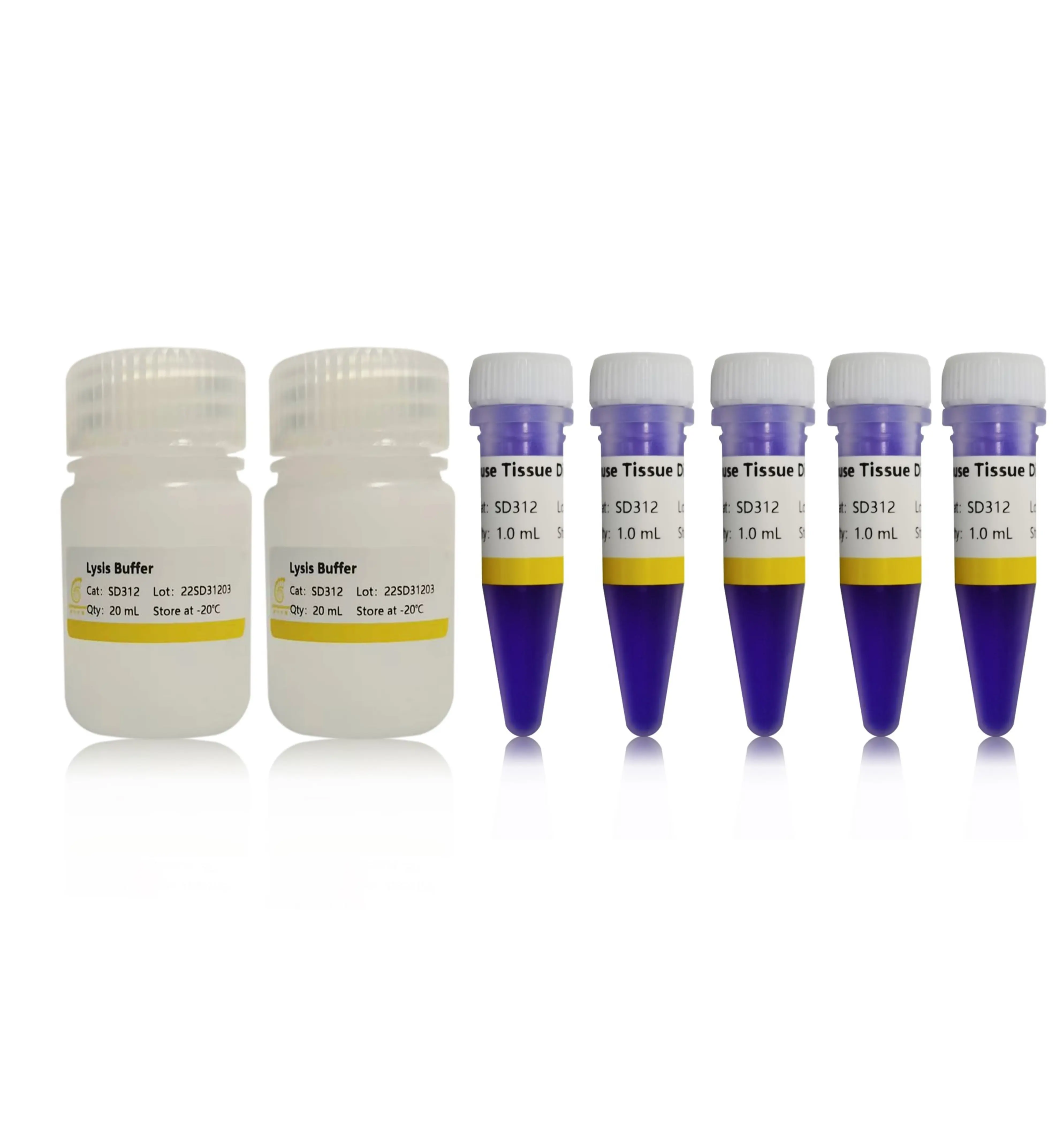 Réactifs de laboratoires chimiques à haute efficacité, Kit de PCR Direct de tissu de souris triumph fi pour l'amplification par PCR de l'adn biomique