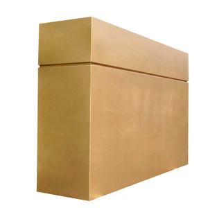 Brooklyn nhà bếp đóng hộp hình dạng phạm vi mui xe bao gồm chải vàng brass treo tường với độc đáo hiện đại Thiết kế cổ điển thủ công - Product Image 2