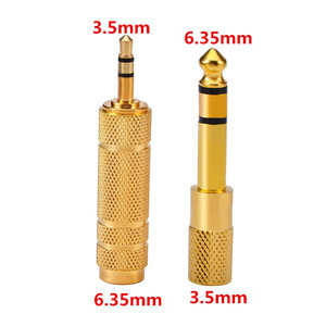 6.35mm (<strong>1</strong>/<strong>4</strong> Inch) Male to 3.5mm (<strong>1</strong>/8 Inch) Female Stereo <strong>Audio</strong> Jack <strong>Adapter</strong> for Aux Cable, Guitar Amplifier, Headphone - Product Image 2