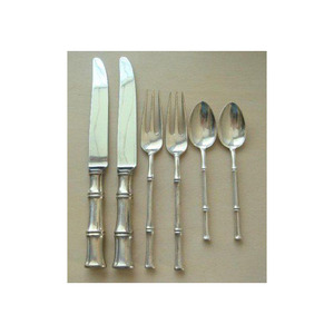 Stylish Design <strong>Silver</strong> Cutlery Set Tabletop Decorative Antique Design Flatware Set for Restaurant and Home <strong>Manufacturer</strong> - Product Image 3