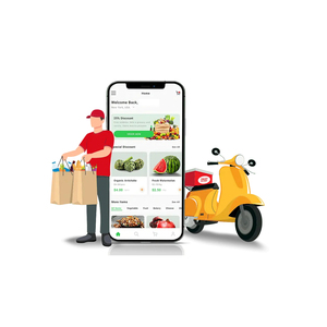 On-demand Household Delivery And Food App Development Service Customized Feature Available (Android / iOS) Version <strong>Apps</strong> - Product Image 1