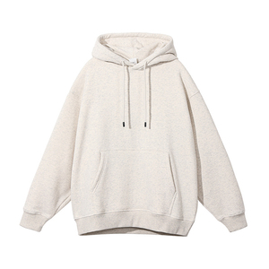 プルオーバー高品質カスタムプリント無地冬ユニセックスパーカー卸売スタッキングフリースフーディーニット