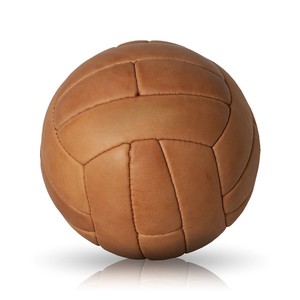 プレーとコレクションのための本革アンティークサッカーユニークなヴィンテージ昔ながらの25ペナルサッカーボール