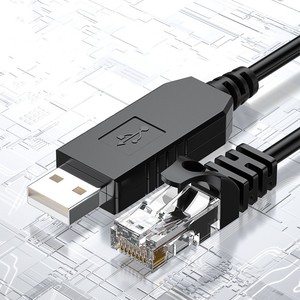 DTECH 1m USB zu RJ45 RS485 Serielles Konvertierungs kabel für LED-Display-Programmier steuer kabel