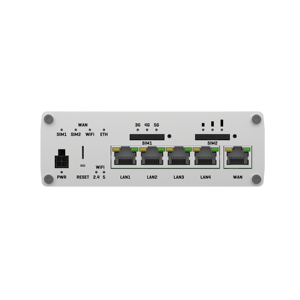 RUTX50คือเราเตอร์5G สำหรับงานอุตสาหกรรมที่ทนทานซึ่งมีพอร์ตอีเธอร์เน็ตกิกะบิต5X พอร์ต, WIFI, dual-SIM, GPS, CPU อันทรงพลังและ rutos - Product Image 5