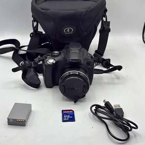 Canon için Powershot SX40 HS Mini dijital kamera 8K/4K HD Video çözünürlüğü CCD CMOS sensör Zoom yakalama SD kart-hiçbir şarj - Product Image 1