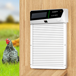 Porta pollaio automatico ad energia solare Coop porta 4 modalità con sensore di luce Timer programmabile di monitoraggio Video di controllo remoto - Product Image 3