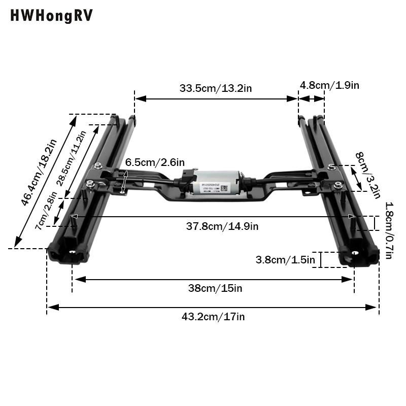 380mm width
