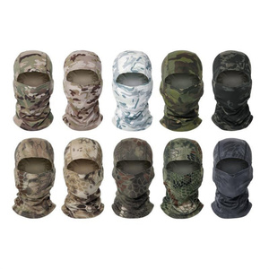 Kış Polar muflon kar maskesi şapka erkekler kayak kamp avcılık taktik şapka Polar yüz termal kasketleri kafatası kap - Product Image 3