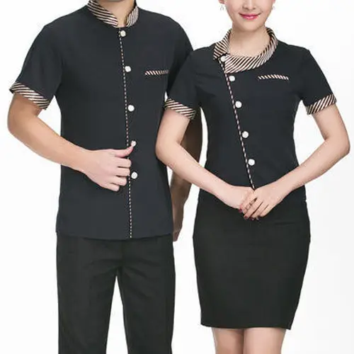 Uniforme de camarão e restaurante para homens e mulheres, uniforme de qualidade do hotel