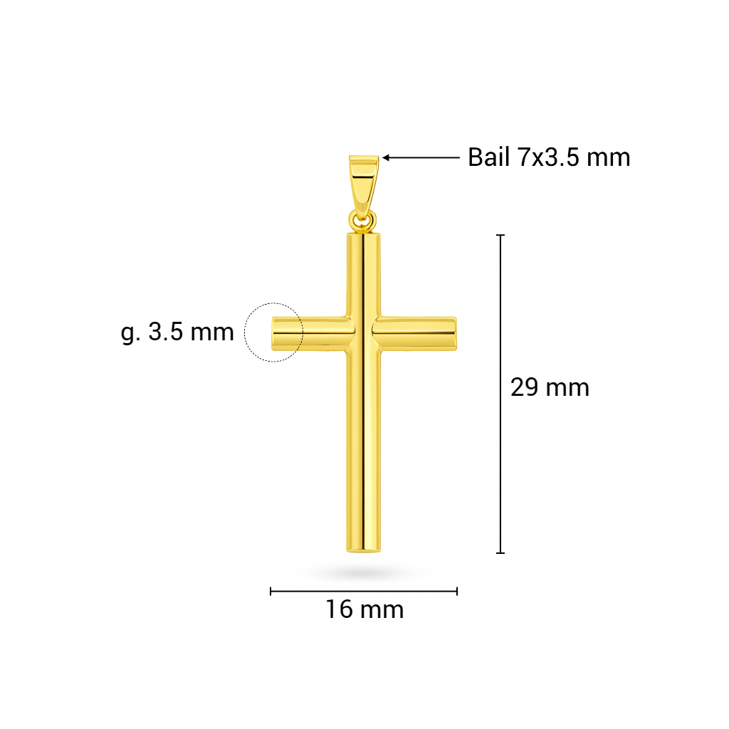 เยลโลว์โกลด์ 29x16มม