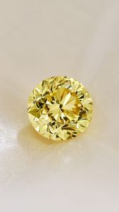 Saf 18 Karat sarı altın 3ct armut kesim 2mm D renk VVS Lab oluşturulan gevşek armut elmas Cvd elmas - Product Image 2