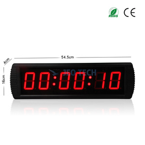 Multi-funzione LED da corsa Timer digitale sveglia ridotta Timer protocollo NTP 4 Bit Timer da 1 pollice - Product Image 2