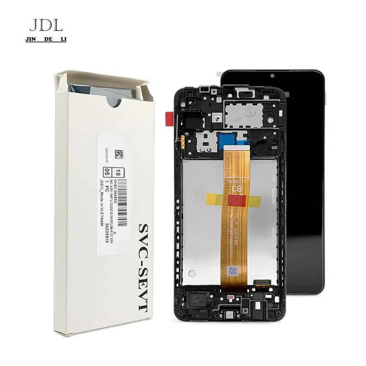 सैमसंग A12 नाचो मोबाइल फोन स्क्रीन डिस्प्ले गैलेक्सी A127 सर्विस पैक LCDS के लिए फ्रेम के साथ थोक एलसीडी रिप्लेसमेंट