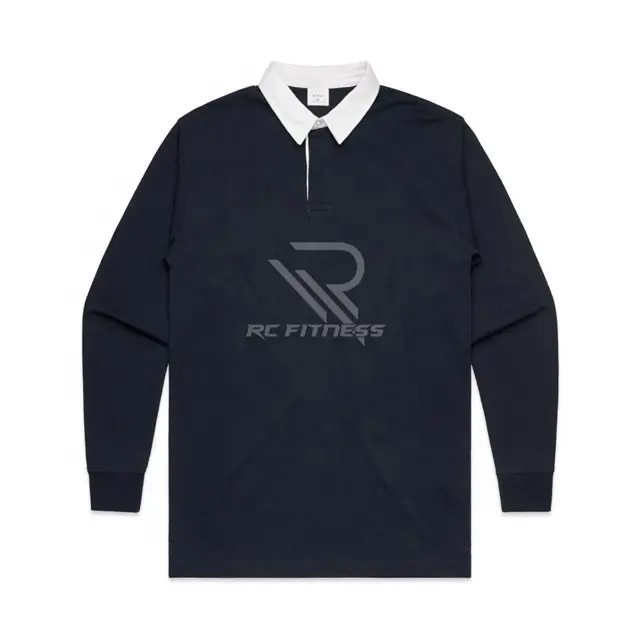 Kaus Polo Gym pria Logo kustom pabrikan grosir kaus olahraga