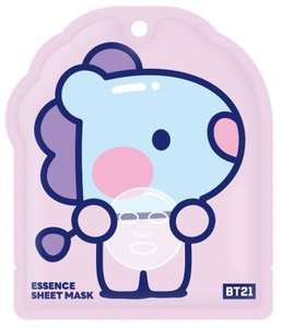 BTS BT21ミニニエッセンスフルフェイスフェイシャルシートマスク-すべての肌の状態に対応するアンペアタイプのエッセンス。韓国フェイス7タイプマスク - Product Image 3