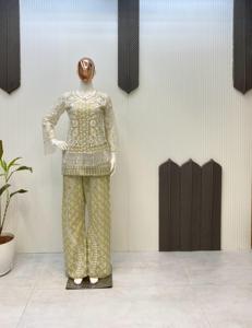 High Quality Designer Trending Top Kothi and Palazzo With Sequence Embroidery Work Available at Wholesale Prices from <strong>India</strong> - Product Image 4