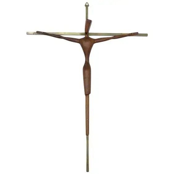 Tendance laiton Jérusalem croix autel Offre Spéciale noël décoratif chrétiens église maison jardin décoratif ornement métal autel