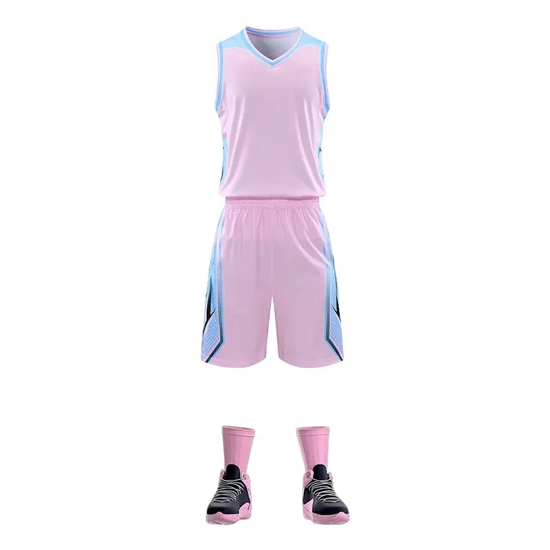 Traje de baloncesto Chándales de personalización de fábrica para hombres Baloncesto Deportes patrón personalizado Jersey 2023 Traje de baloncesto Fábrica