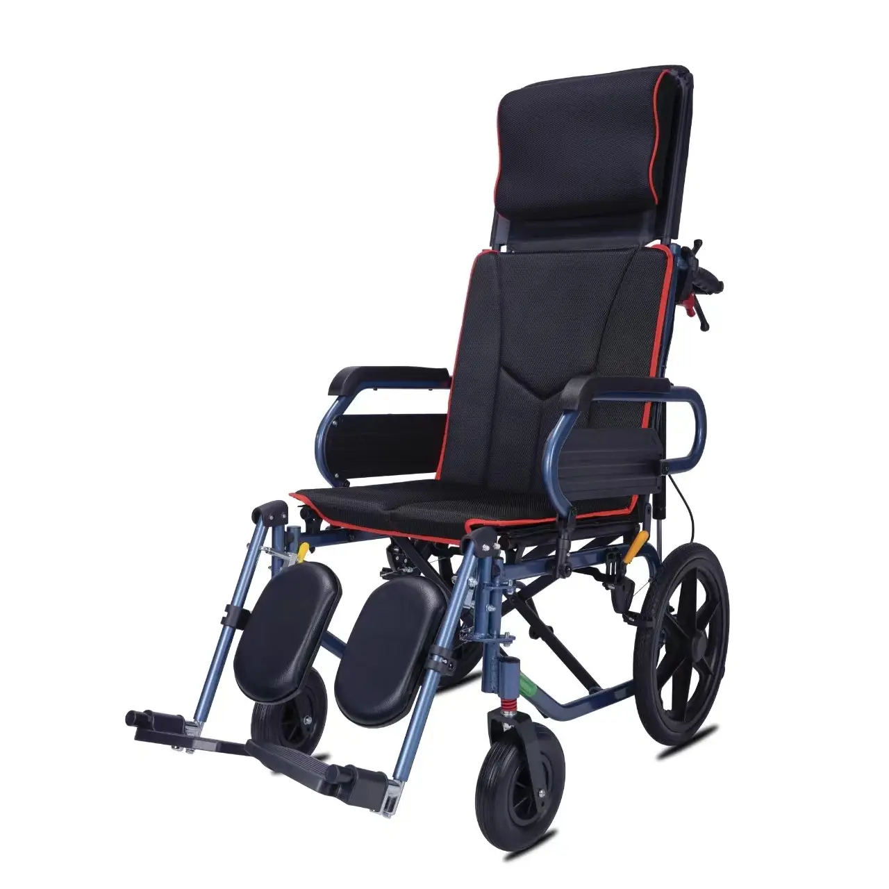 lightweight stroller wheelchair adults seniors aluminum manufacturer look for hydraulic reclining elevating legrest factory