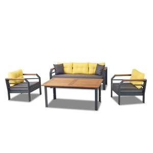 Assento bahçe oturma grubu 3 + 1 + 1 + yüksek sehpa - Product Image 1