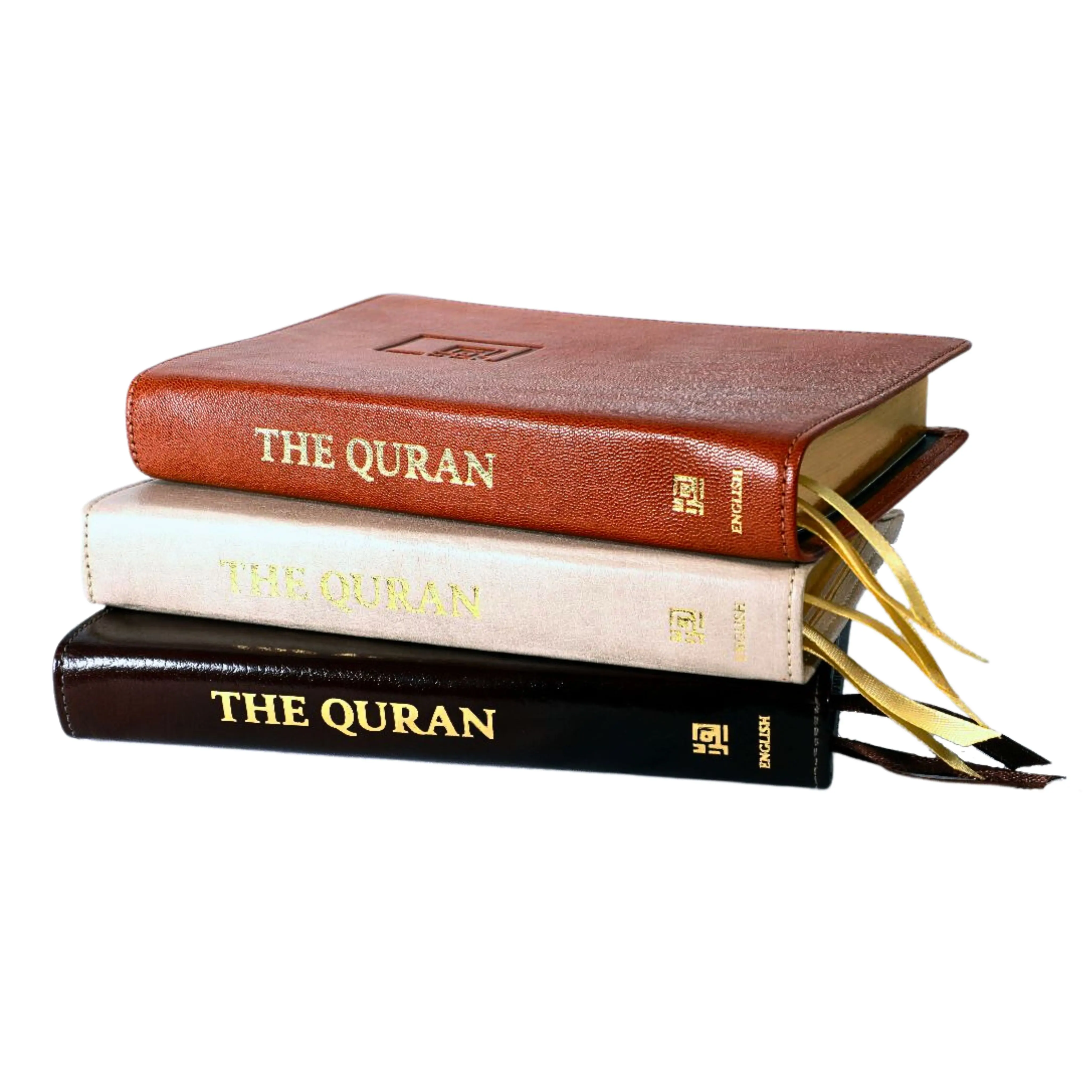 2024 Premium Kwaliteit Arabische Moslim Heilige Quran Hele Boek Fabriek Afdrukken Koran Boeken Met Hot Stamping