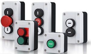 <strong>Push</strong> <strong>Button</strong> <strong>Switch</strong> Power Control Box Emergency Stop Start Stop 22mm Waterproof Surface Mounted Indicator Light - Product Image 5