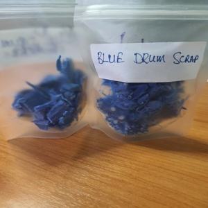 <span class=keywords><strong>HDPE</strong></span>ブルードラムは非常に特別な価格でタイから/フレーク/細断/スクラップを再粉砕します - Product Image 1