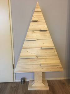 XMAS CHRISTMAS <strong>TREE</strong> ECO FRIENDLY DECORATION HANDMADE GIFT Ornamental Wooden <strong>Tree</strong> Made in Cherry a <strong>Tree</strong> for Any Season - Product Image 5