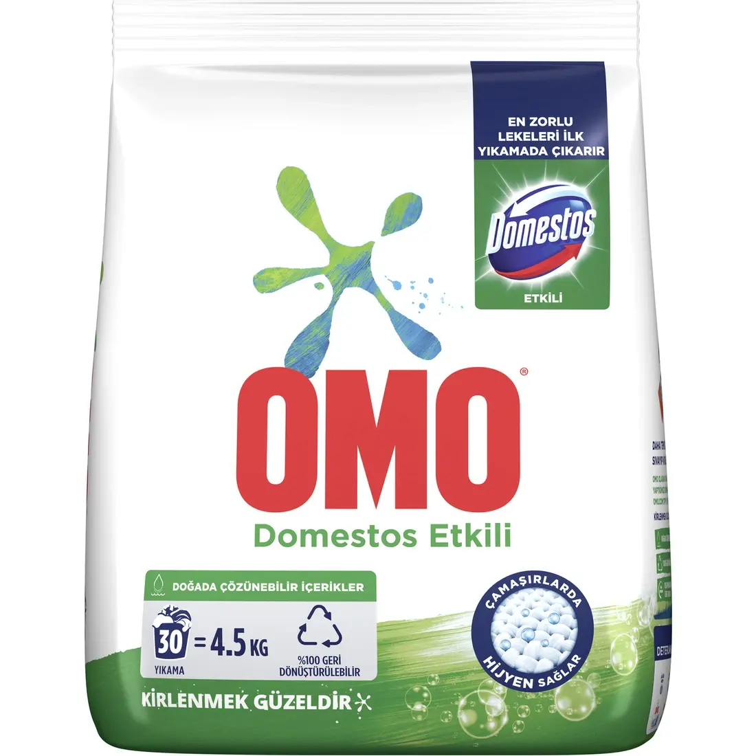 OMO Matic-detergente en polvo para ropa, 4,5 kg, antienvejecimiento, suministros de limpieza de Turquía, lavado de tela