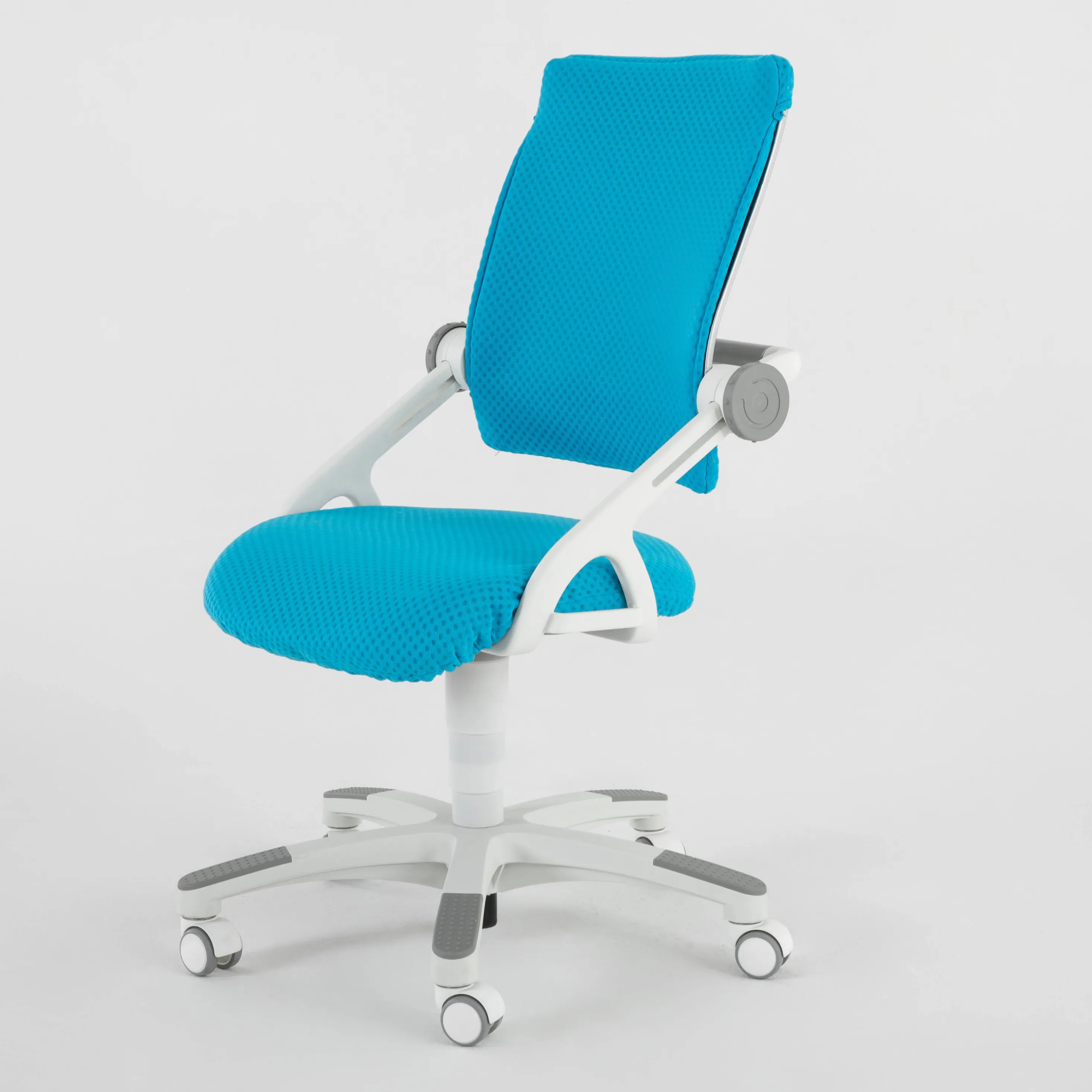 Blaue Farbe ergonomischer moderner höhen verstellbarer Bürostuhl, Bürostuhl Drehlift Student, Büromöbel Set
