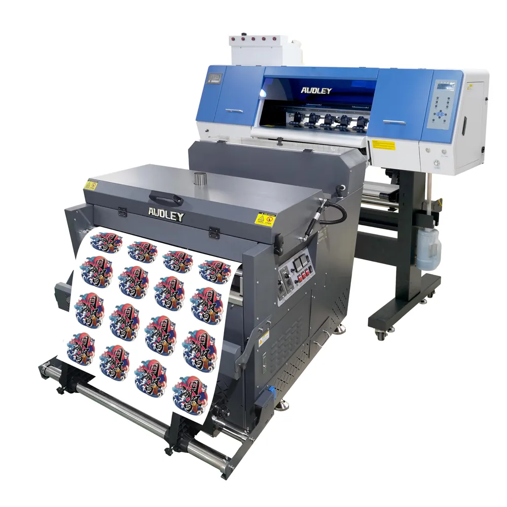 Máquina de impresión Digital de camisetas, máquina de impresión textil con película DTF de calor Pet con cabezales de impresión doble 4720 i3200