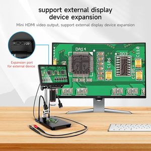 Microscopio Digital Aixun DM21 de 7 pulgadas HD con pantalla Lcd, microscopio Trinocular para reparación de móviles, placa base de teléfono móvil BGA - Product Image 6