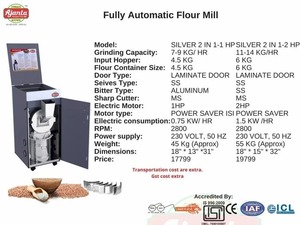 アジャンタ製高性能家庭用小麦粉工場垂直製粉機食品加工機 - Product Image 4