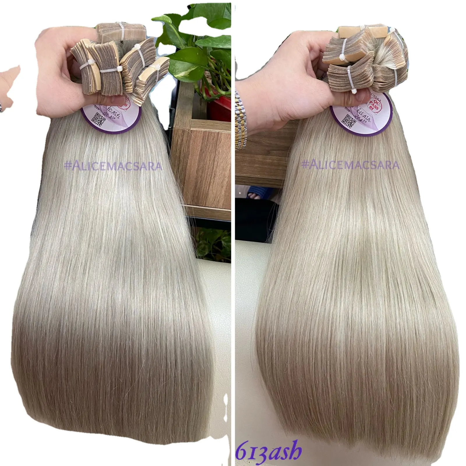 Vietnamese Hoge Kwaliteit Top Grade Virgin Soft 100 Human Remy Hair Extensions Plat Haar Inslag Groothandel Prijs