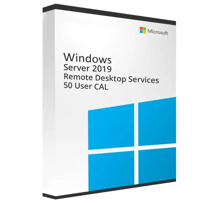 Conexões de dispositivos para servidor remoto RDS CAL de Microsoft Windows 2019 Revolution Soft 50 Dispositivos