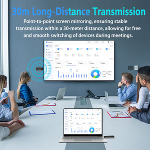 Boegam Draadloze Zender En Ontvanger 4K 60Hz, 50M Bereik, Dual Display, Lage Latentie Voor Conferentie En Thuisgebruik - Product Image 3