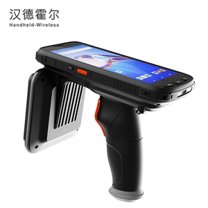 Customized Data Terminal <strong>Pda</strong> <strong>Android</strong> 10 1D/2D <strong>QR</strong> Barcode <strong>Scanner</strong> with External RFID UHF