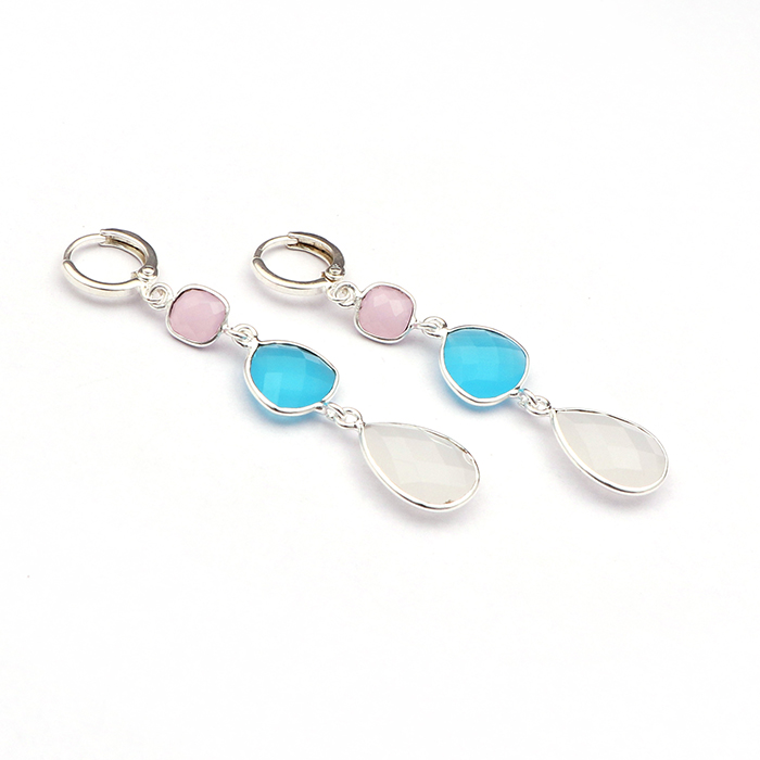 Pink,Sky Blue,White