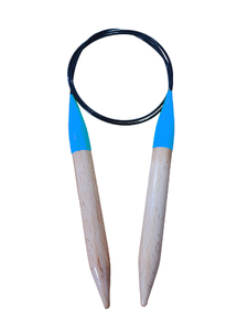 Agujas de tejer circulares de madera certificadas de alta calidad personalizadas con etiqueta privada y ganchos de ganchillo, todos los tamaños, colores, proveedor indio - Product Image 6