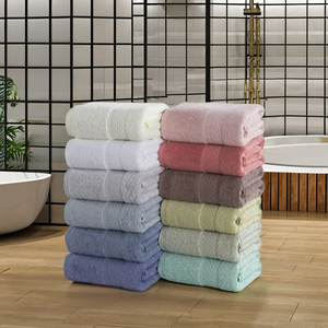 Wholesale Extra Large Soft and Absorbent Cotton Bath <strong>Towel</strong> Thickened Woven with Solid Color for Beach Use - Product Image 1