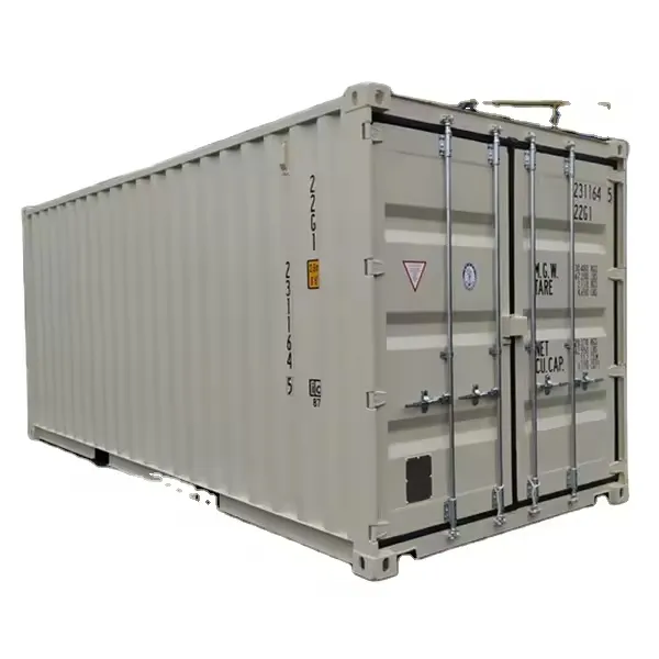 Contenitore di spedizione da 20 piedi per Container marittimi Standard ISO per Container secchi in acciaio Corten colore CSC compensato 33,2 cu.m