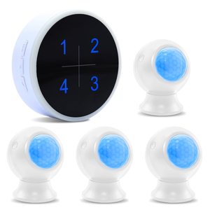 Alarma de detector de movimiento de proveedor de Daytech 2025, alerta de entrada inalámbrica, sensor de haz de timbre, detector infrarrojo para alarma de puerta de negocios - Product Image 1