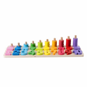 Hot Sales 3 in 1 <strong>Shape</strong> <strong>Number</strong> Recognition Activity Matching Board Wooden Educational Toy for Kids 3 + - Product Image 5