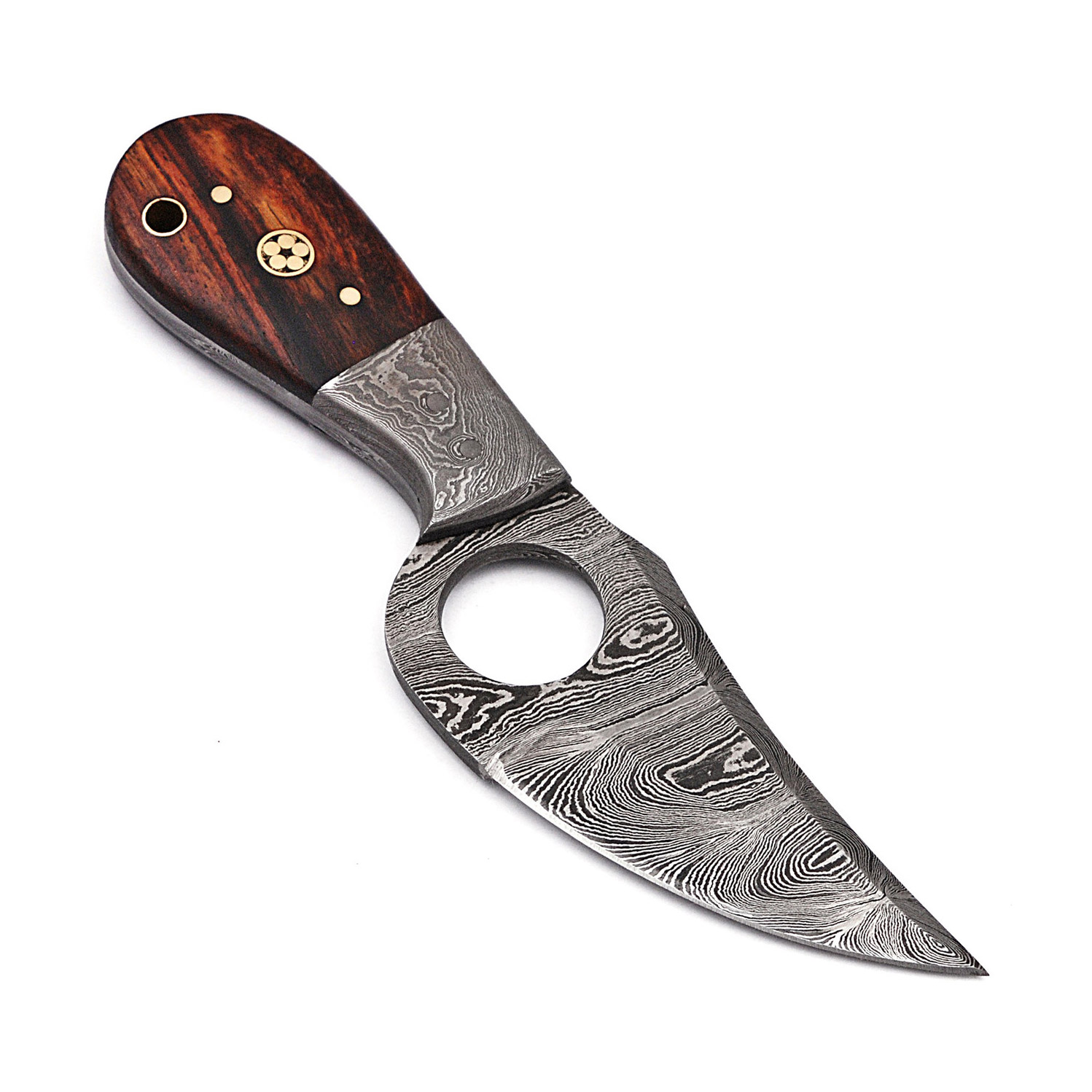 Poignée marron avec gaine marron